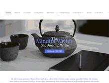 Tablet Screenshot of mindfulwriter.org